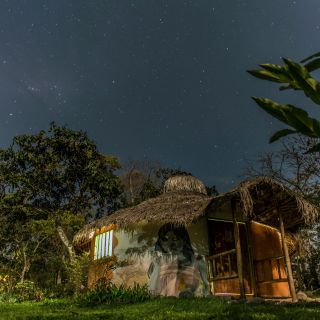 Traumhafter Nachthimmel über der Finca El Maco
