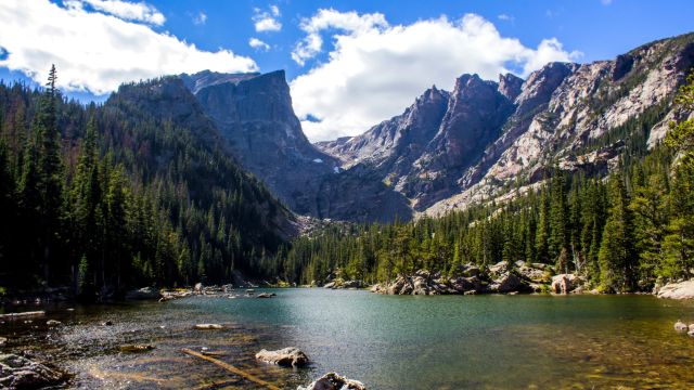 Dream Lake, Rocky-Mountain, Nationalpark, Colorado