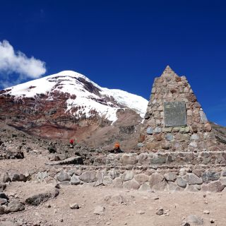 Auf dem Vulkan Chimborazo