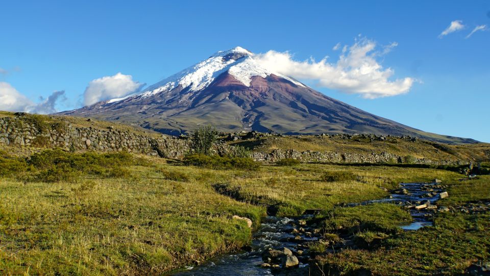 Blick auf den Vulkan Cotopaxi