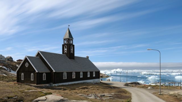 Die schöne Kirche von Ilulissat
