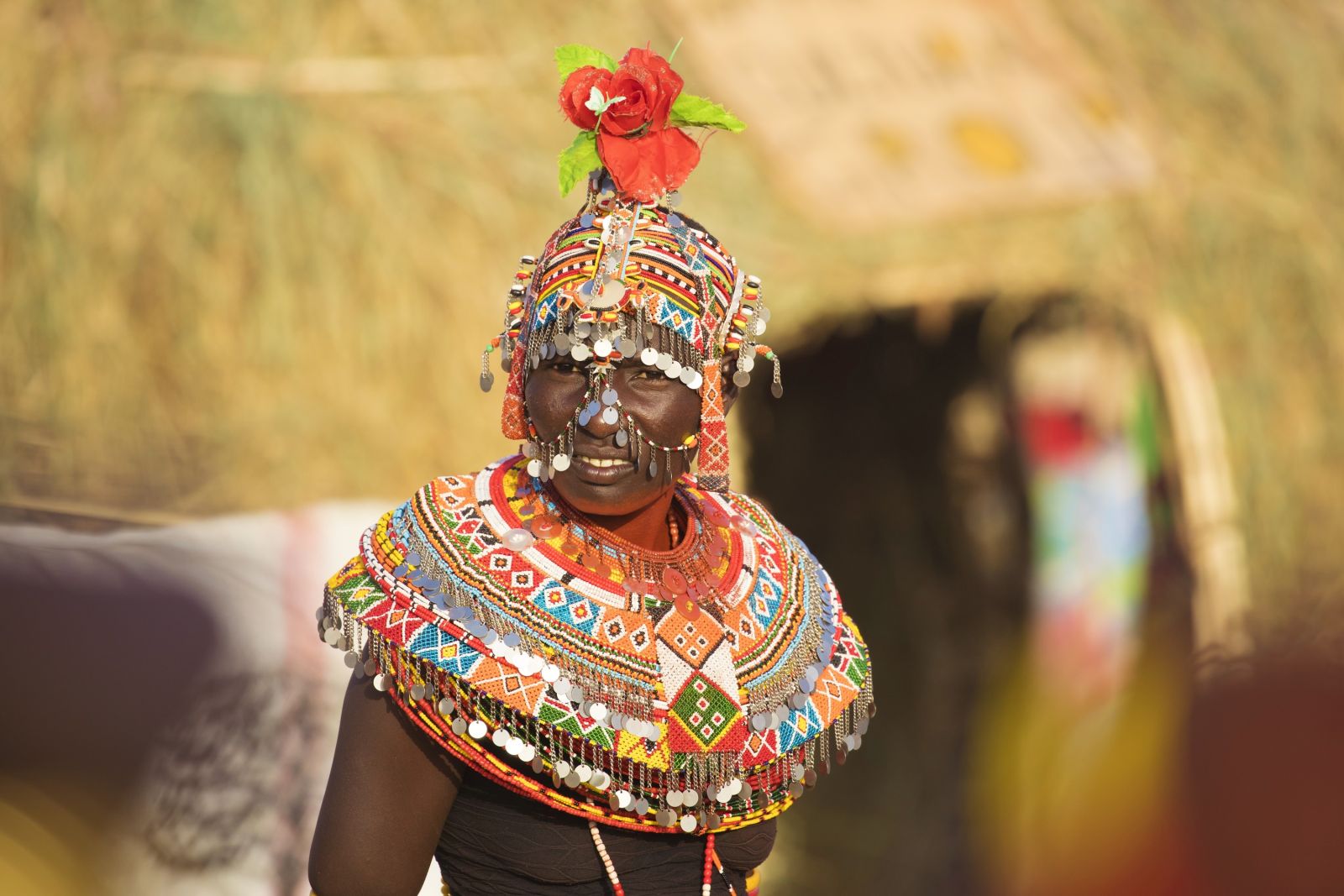Prachtvoll geschmückte Samburu