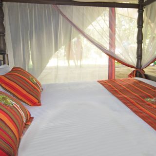 Mara Legends Camp, komfortables Doppelbett