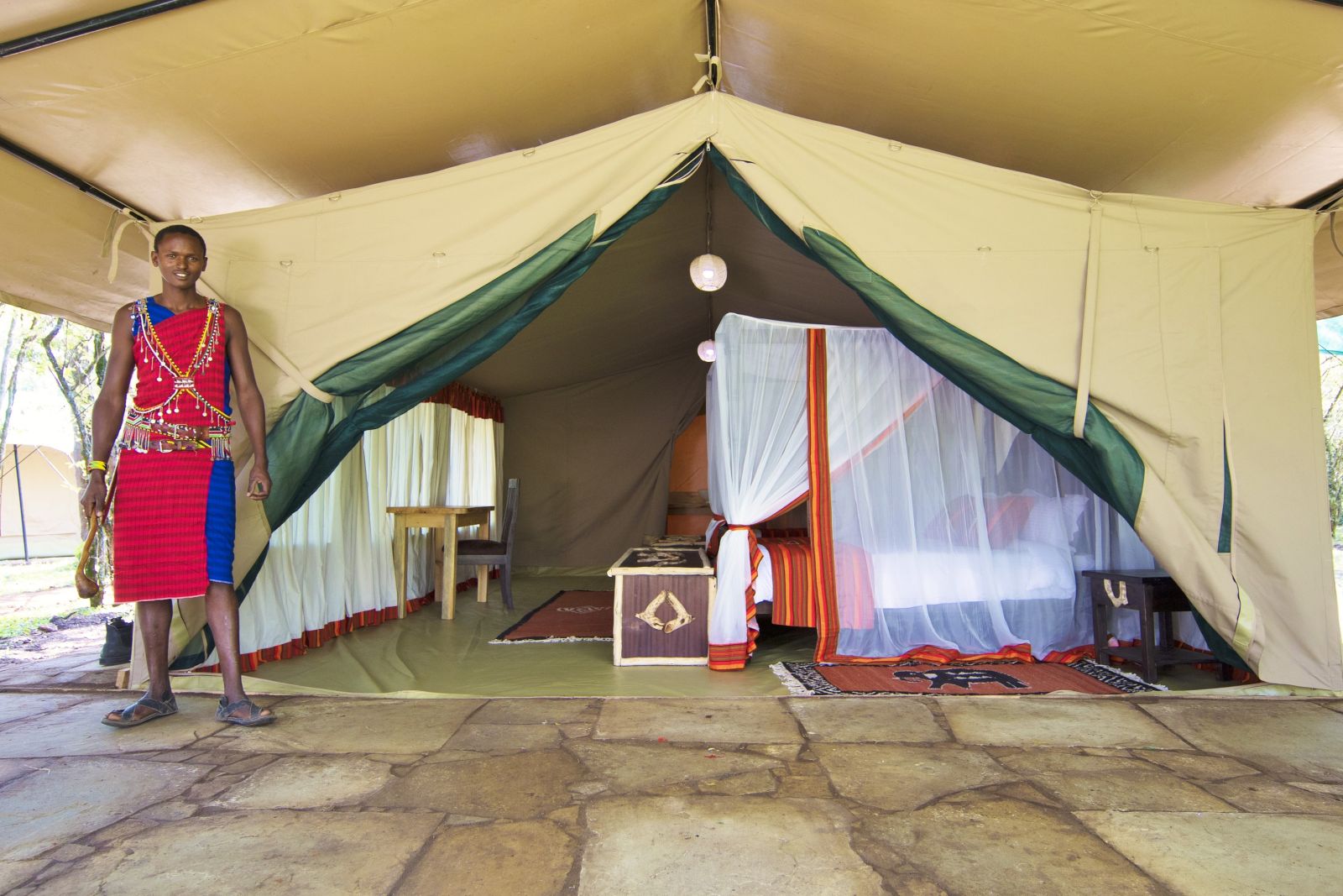 Mara Legends Camp, Blick ins Zelt