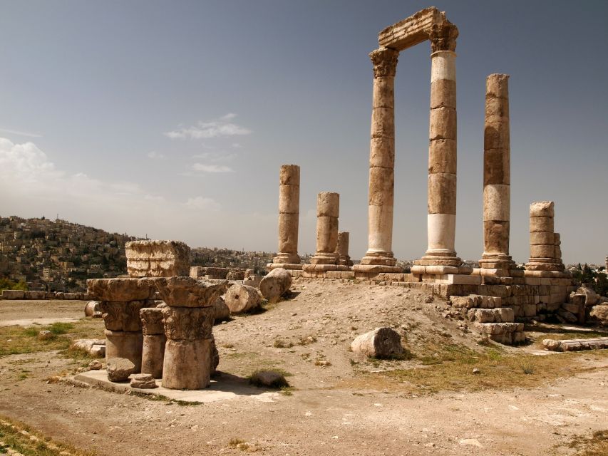 antike Säulen in der Nähe von Amman
