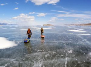 Eistrekking Baikalsee