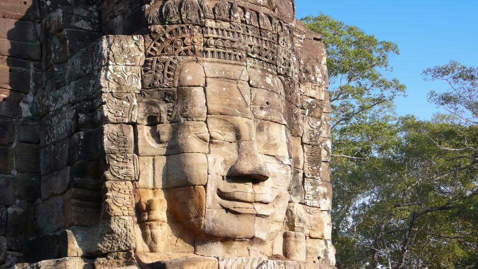 Am Bayon in Angkor
