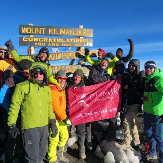 Am Gipfel des Kilimanjaro