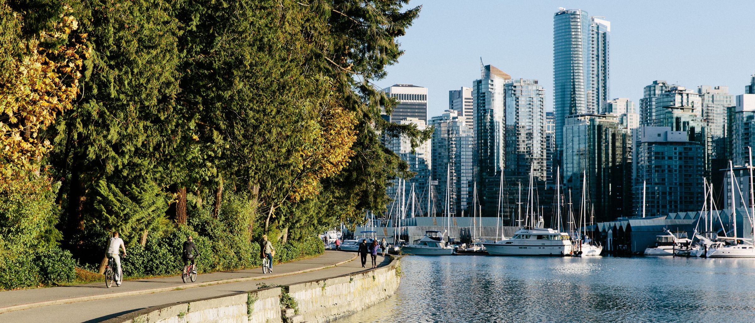 Blick vom Stanley Park auf Vancouver