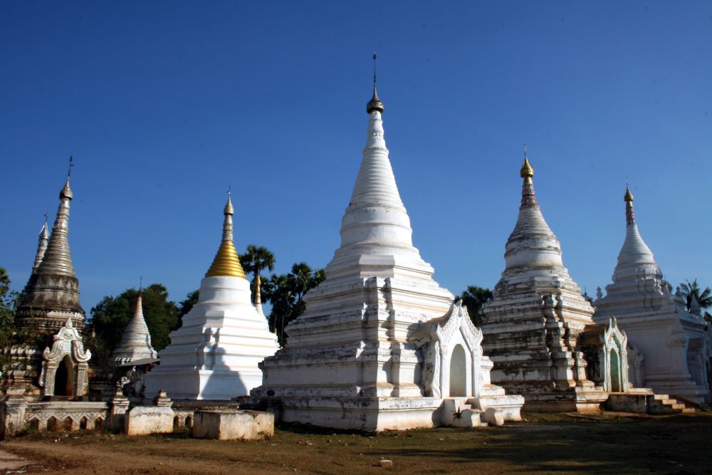 Stupas in Mandalay