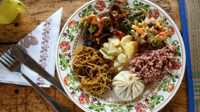 Kulinarisches Allerlei in Bhutan