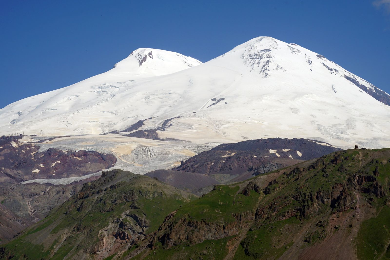 der 5642m hohe Elbrus