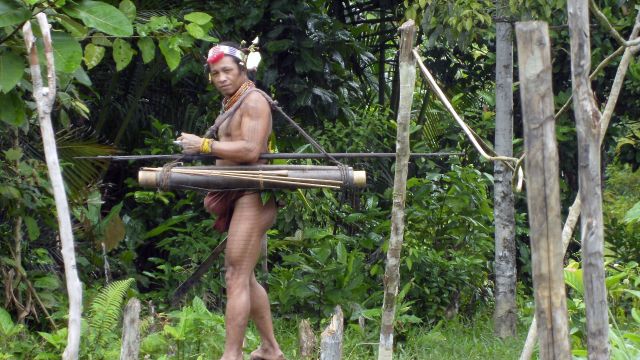 Mentawai bei der Jagd