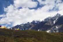 Lager am Merzbacher Gletscher   