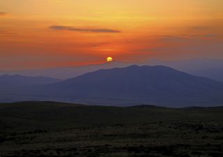 Sonnenaufgang am Aragats