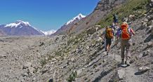 Wanderung Inyltschek-Gletscher (2900m) – Putewodnyi-Gletscher (3100m)