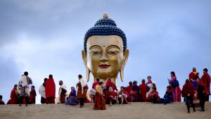 Buddha sieht alles und alle - Buddha Dordenma Thimphu