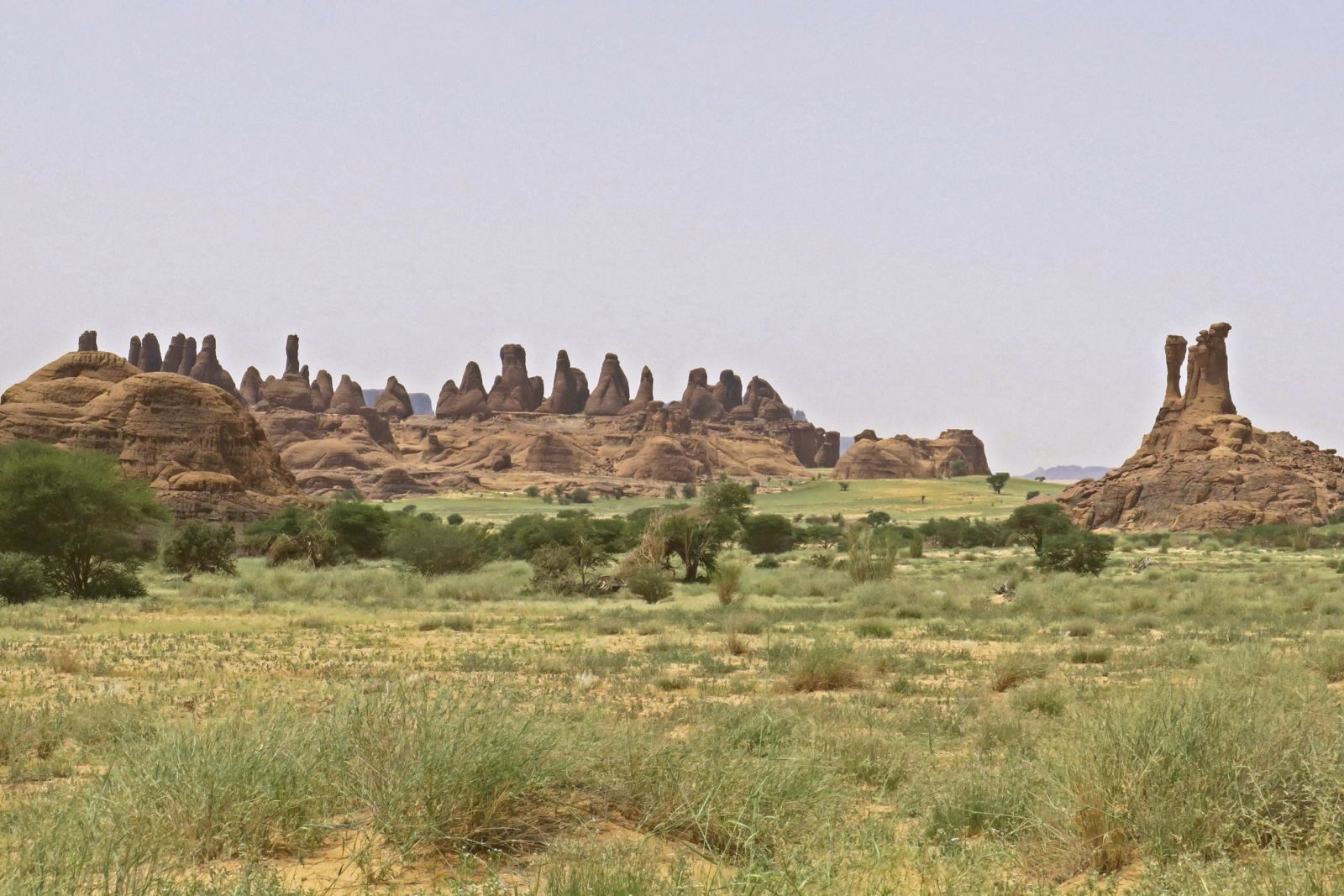 Landschaft der Ennedi Sandsteinwüste