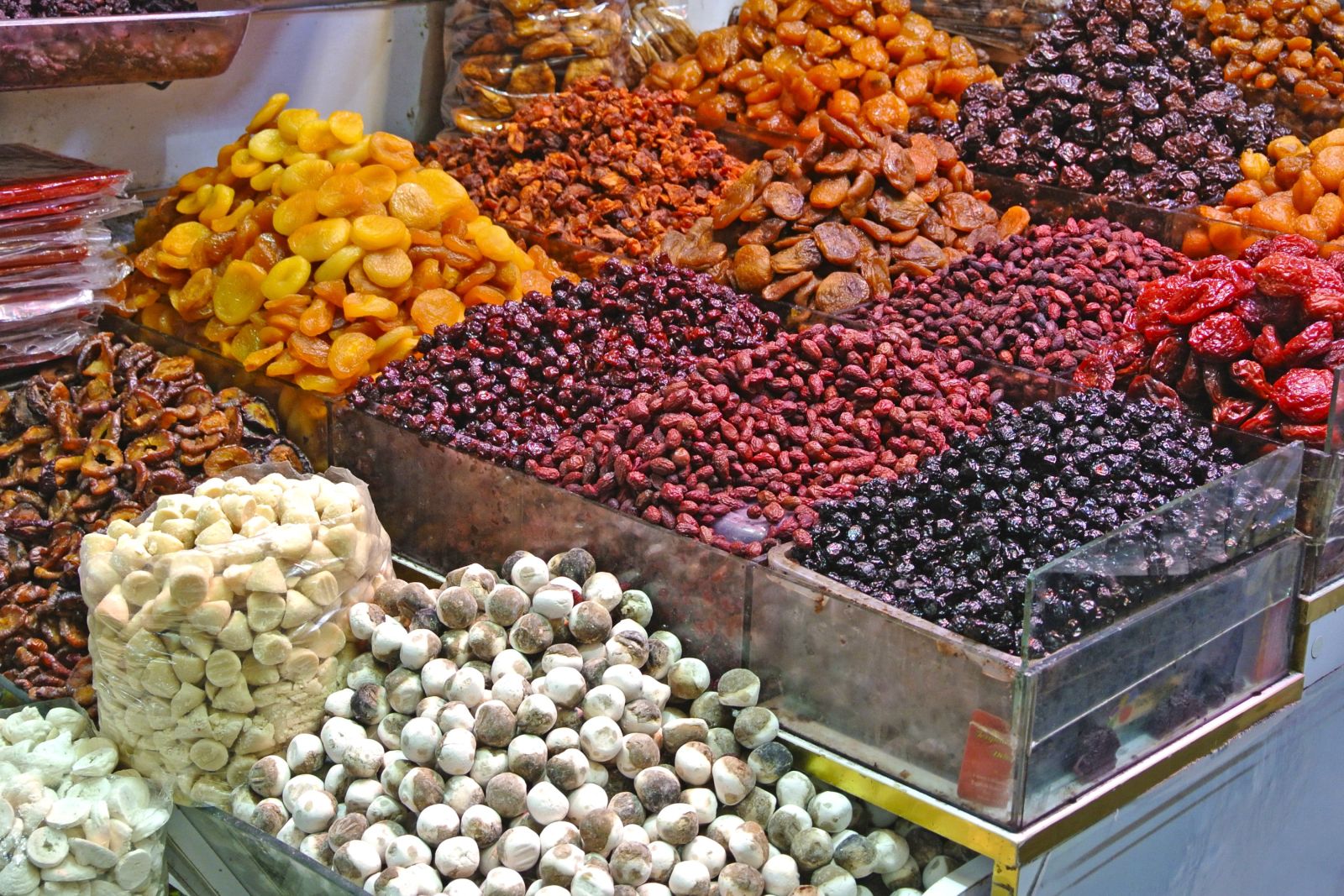 Trockenfrüchte Basar in Teheran