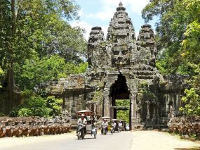 Das Südtor von Angkor Thom
