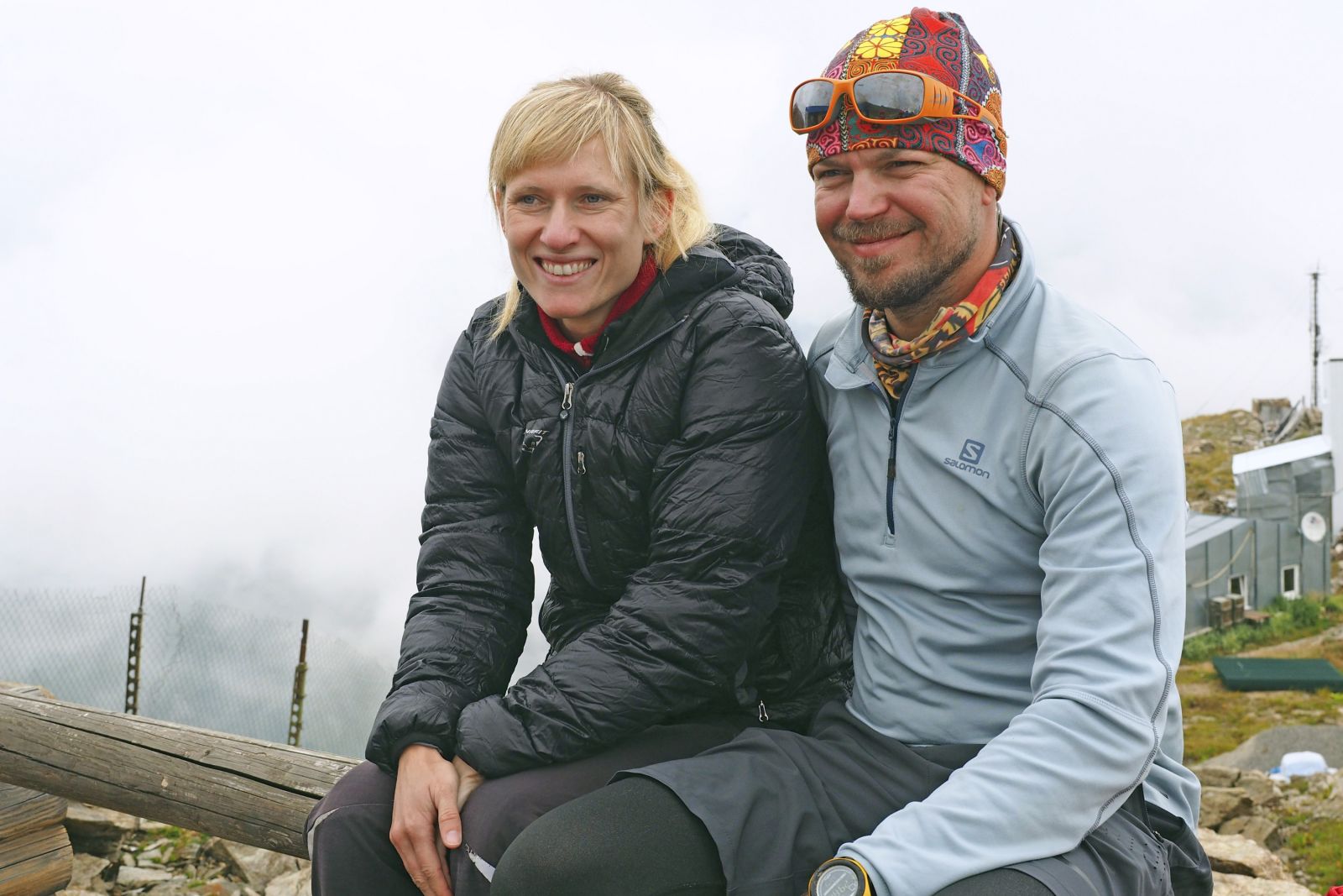 Expeditionsleiterin Marianne Nimsch und Bergführer Andrey