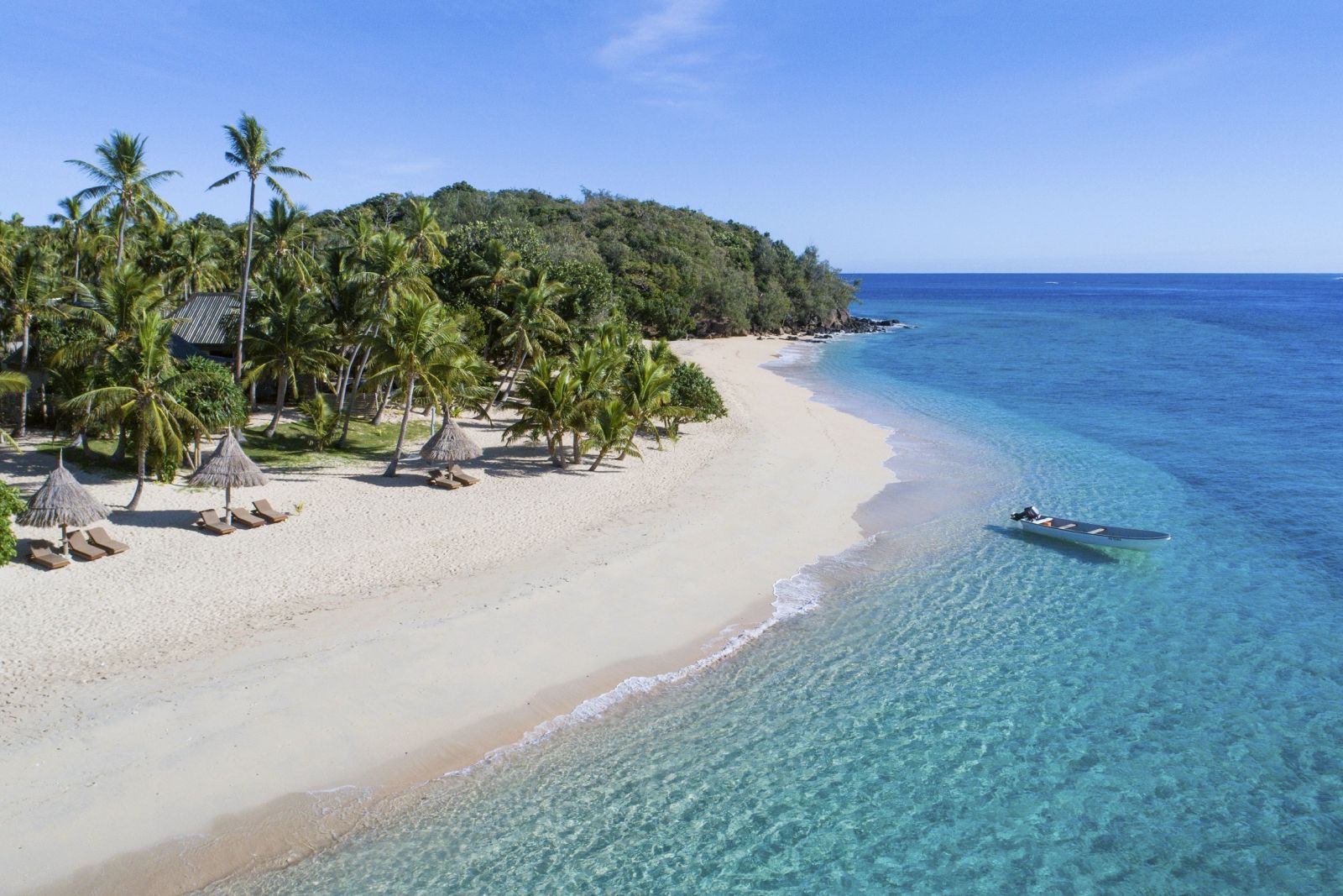 Strand in den Yasawas, Paradise Cove