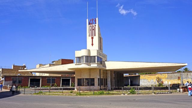 FIAT-Tankstelle in Asmara
