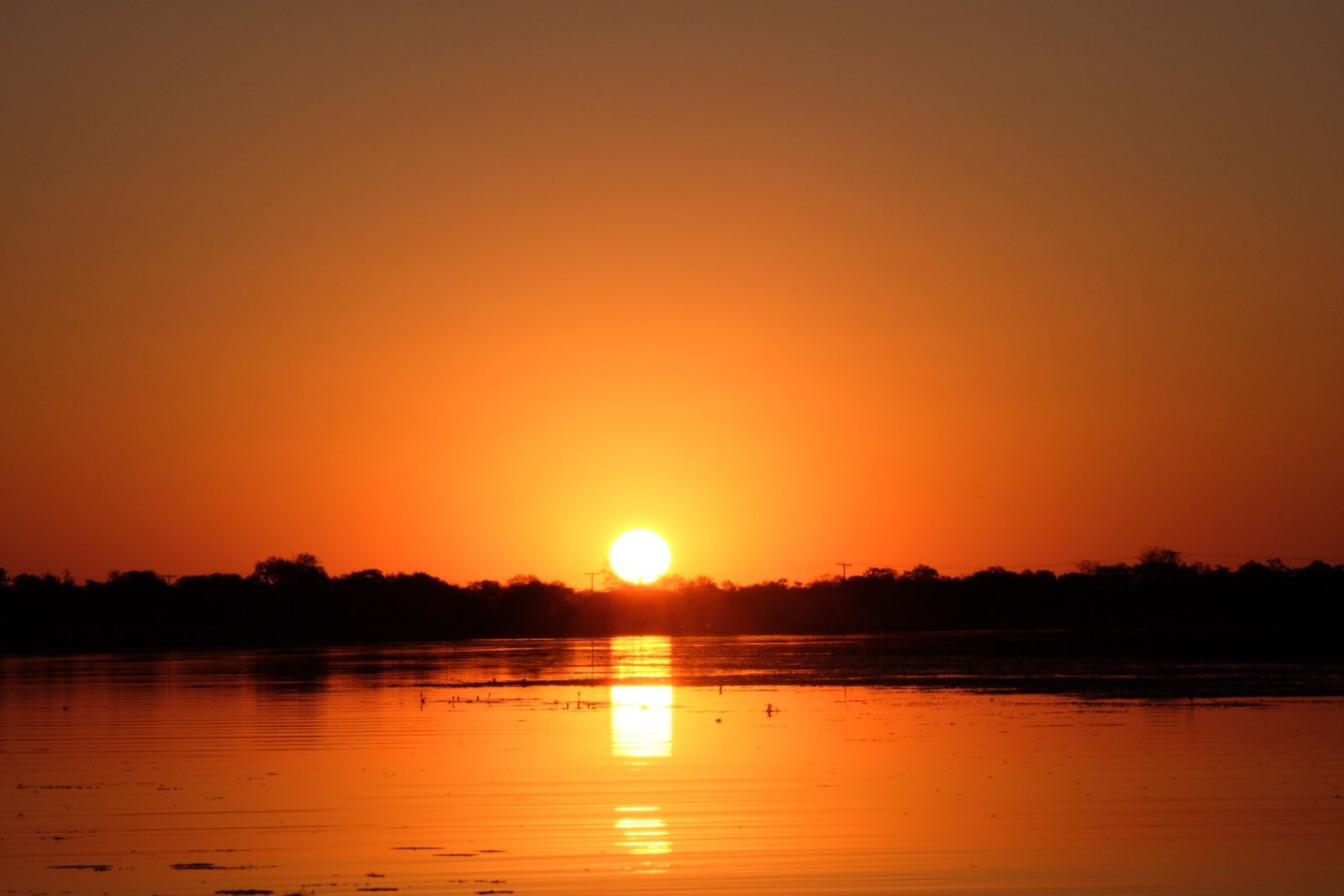 Traumhafte Sonnenuntergänge sind in Afrika garantiert
