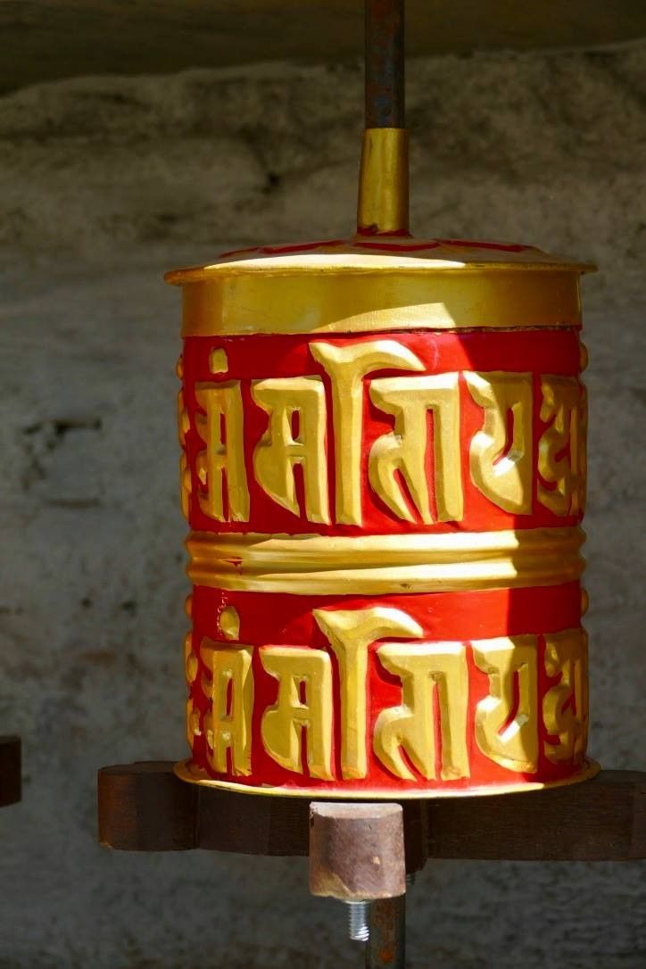 Tibetische Gebetsmühle