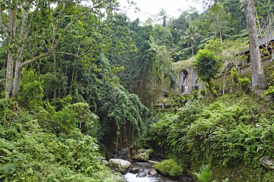 Blick auf den mystischen Tempel Gunung Kawi