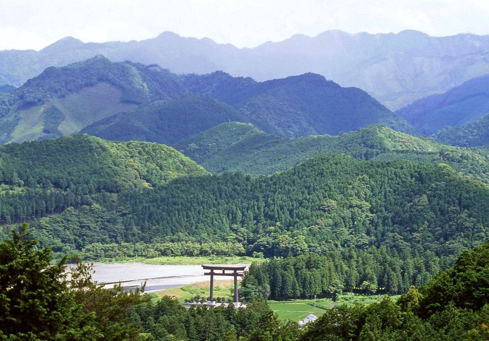 Kumano Hongu Taisha ist das Ziel am Ende des Pilgerweges Kumano Kodo