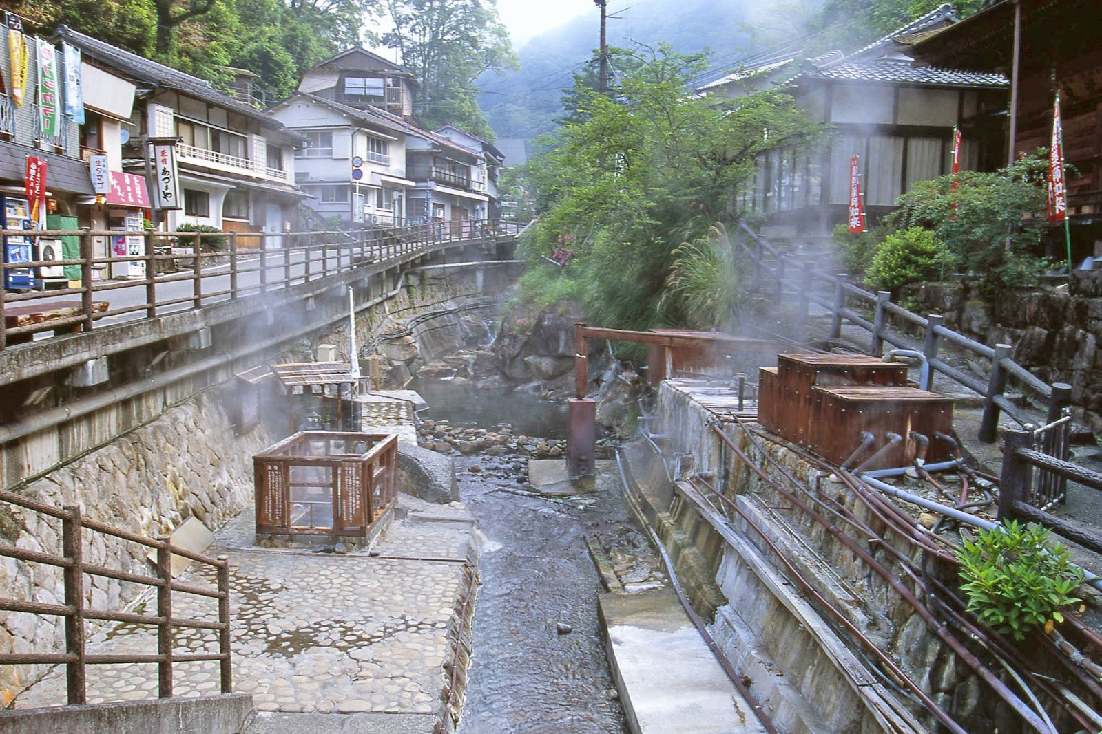 Einer der ältesten Onsen Japans in Yunomine