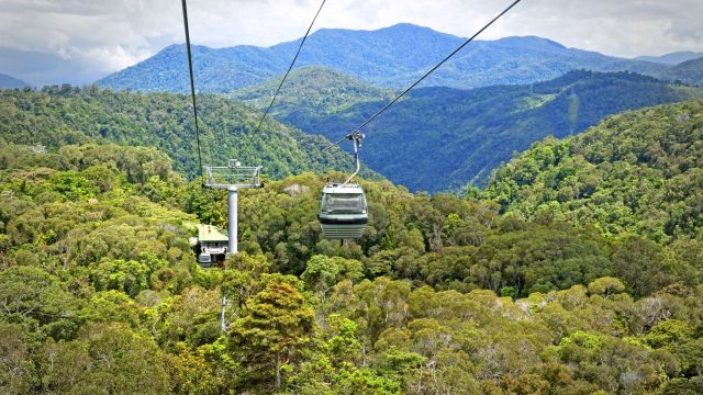 Kuranda Skyrail - Seilbahnfahrt über den Regenwald