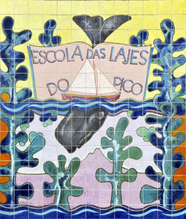 Portugiesische Kachelmalerei auf Azoren-Art © Diamir