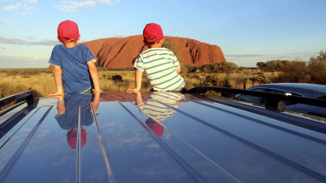 Sonnenuntergang am Uluru (Ayers Rock)