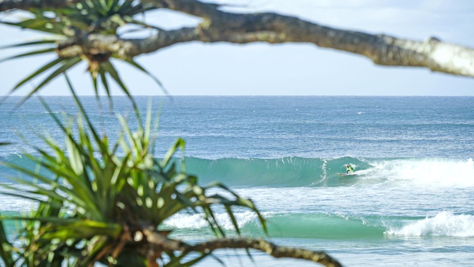 Surfen an der Gold Coast südlich von Brisbane, Queensland