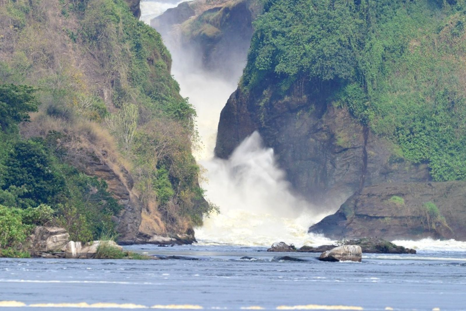 Die Wasserfälle Murchison Falls