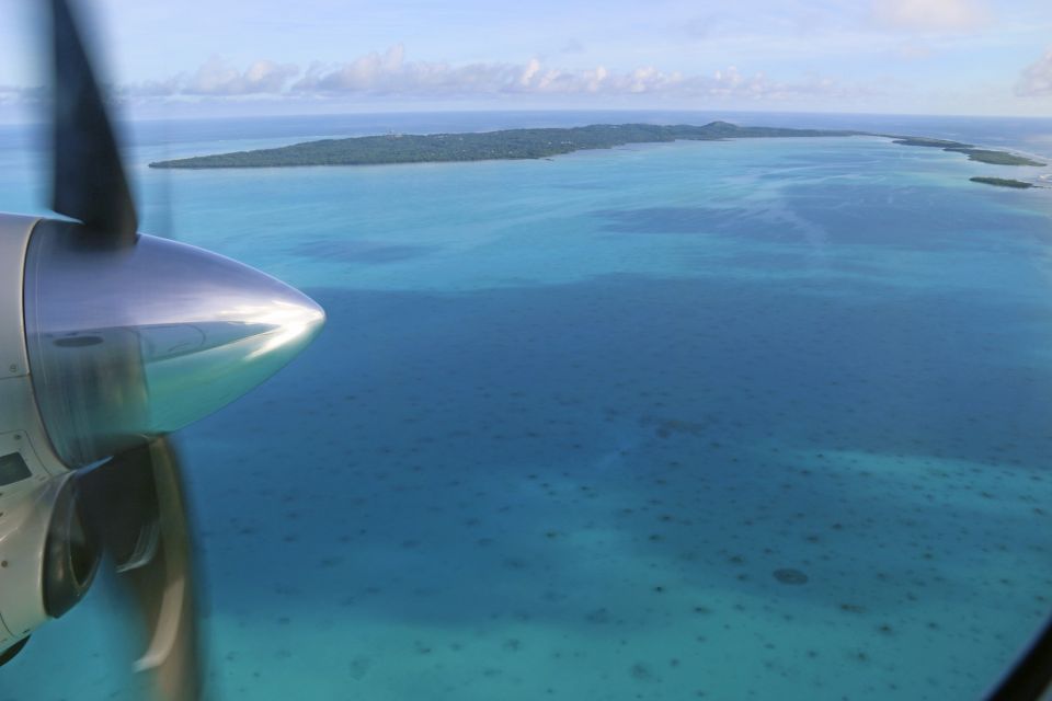 Landenaflug auf Aitutaki