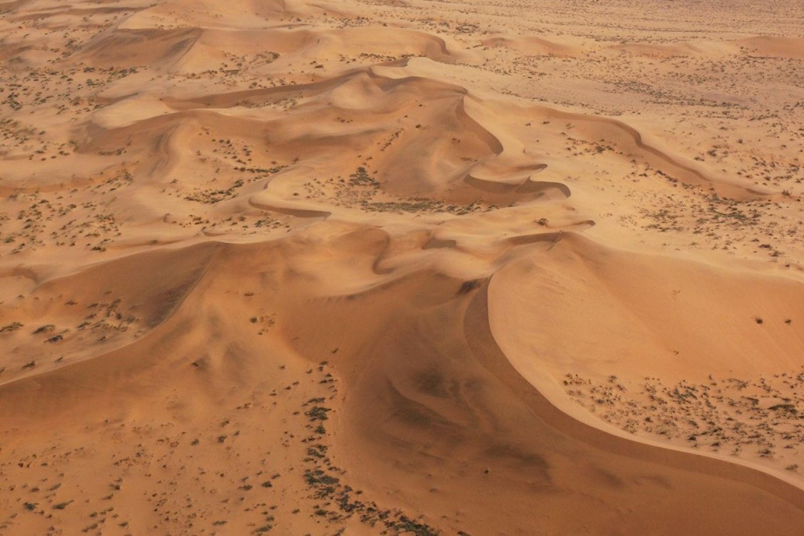 Die namibische Wüste aus der Vogelperspektive