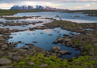 Schönes Licht im isländischen Hochland