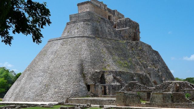 Adivino-Pyramide in Uxmal, Ruinenanlage der Maya