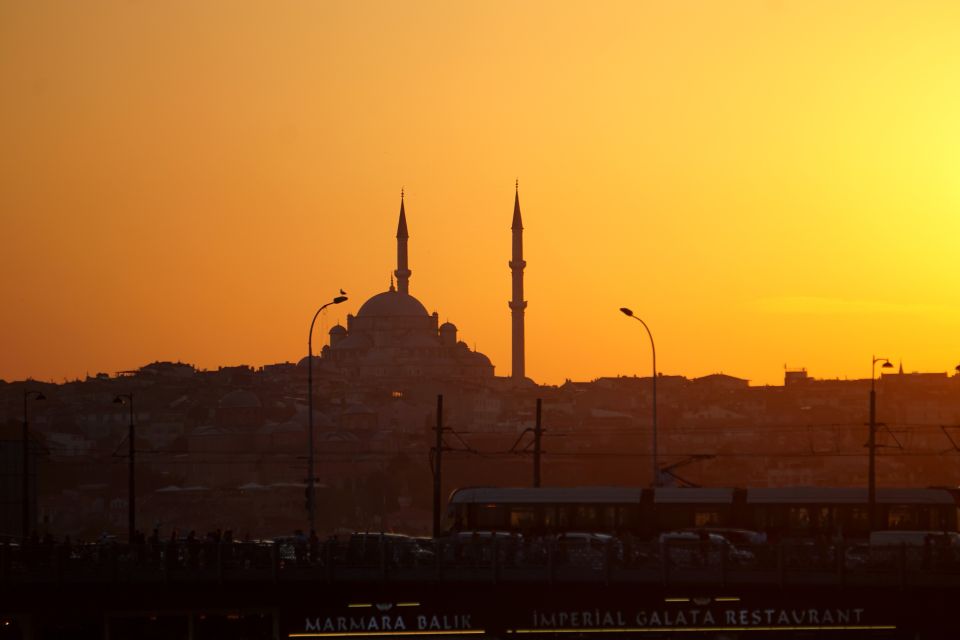 Warme Abendsonne in Istanbul