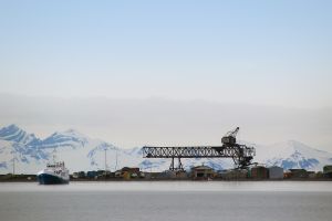 Im Hafen von Longyearbyen
