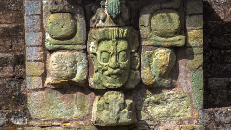 Ruine vom Maya-Sonnengott in Copan