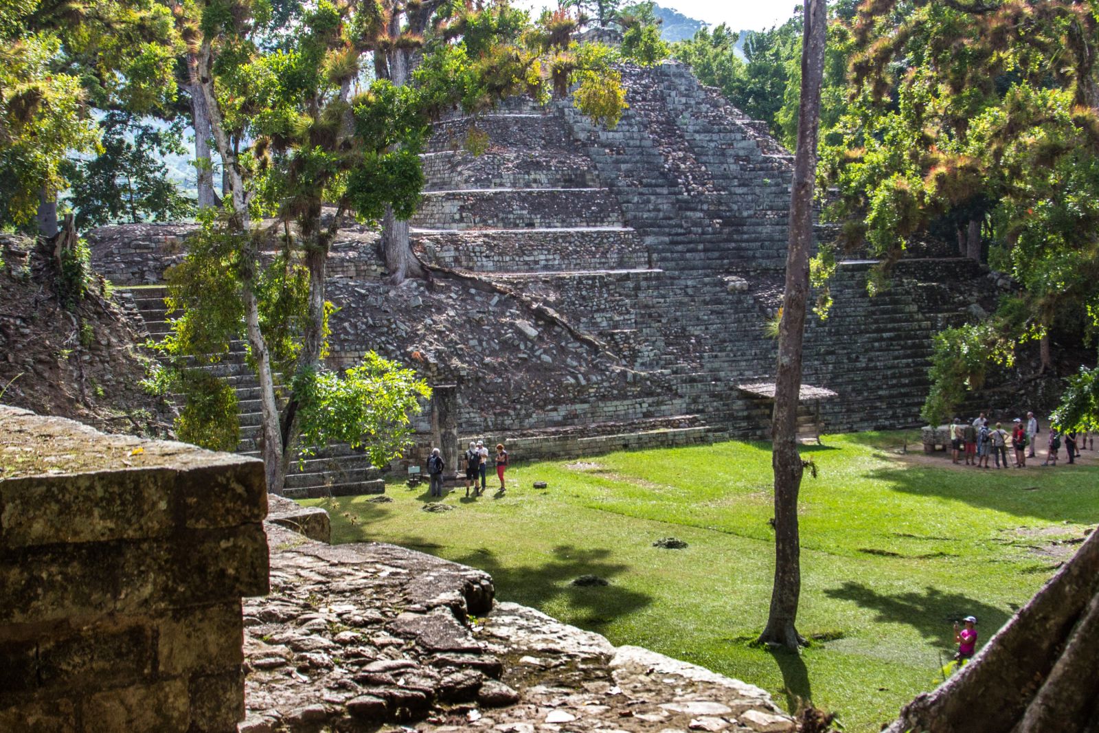 Die Maya-Pyramide in Copan – Archäologischer Park