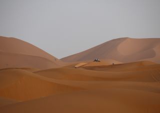 Verschnaufpause in den höchsten Sanddünen Marokkos