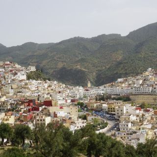 Blick auf die Stadt Moulay Idriss