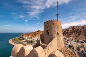 Festung an der omanischen Küste