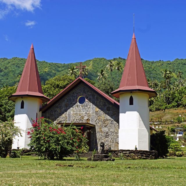 Die Kirche von Hatiheu auf Nuku Hiva
