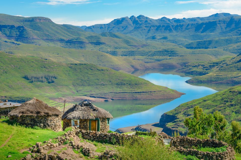 traditionelles Dorf in Lesotho